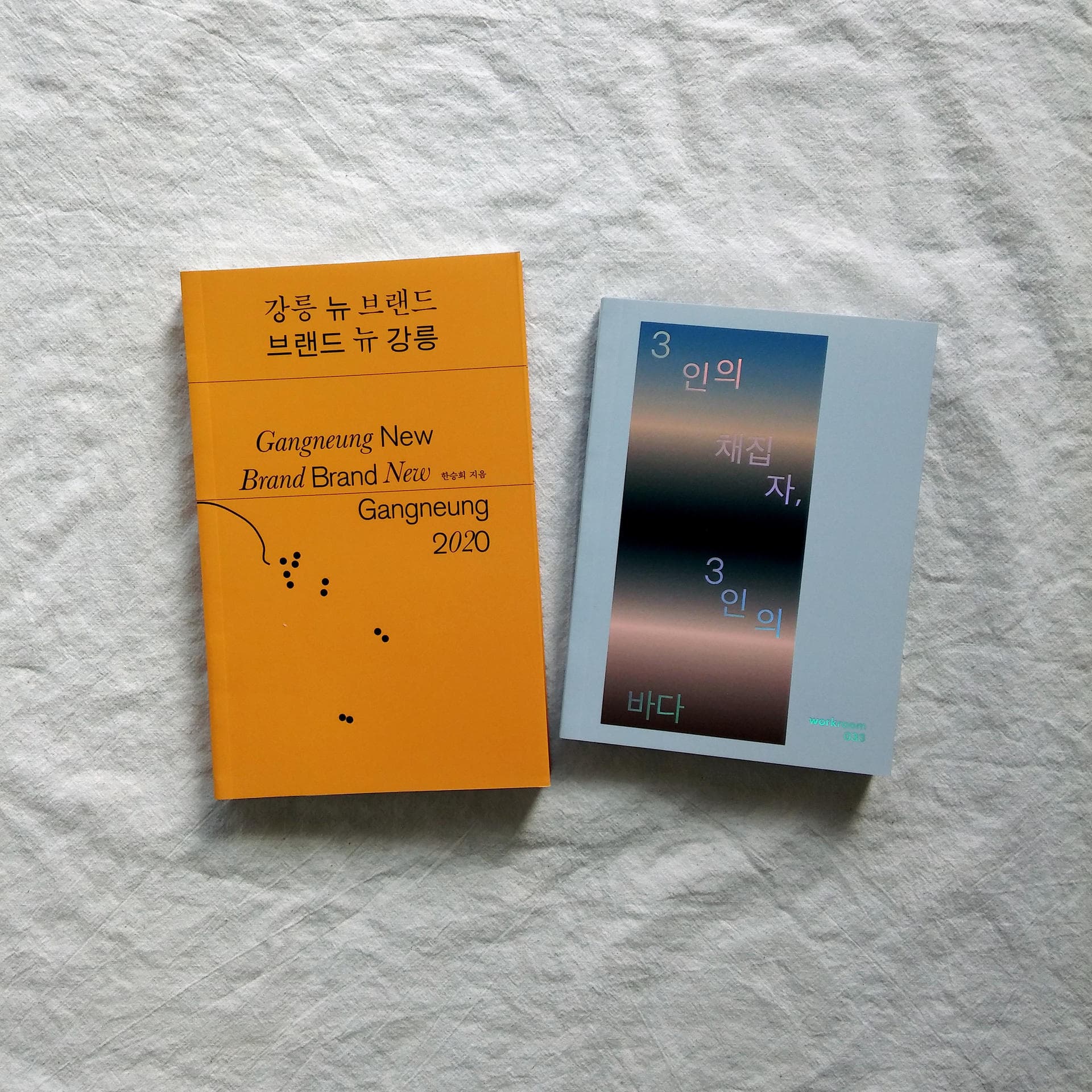 [파도의 시선] 강릉의 창작자들이 '로컬 렌즈' 통해 본 강릉 사람 그리고 자연 - 『강릉 뉴 브랜드 브랜드 뉴 강릉』, 『3인의 채집자, 3인의 바다』